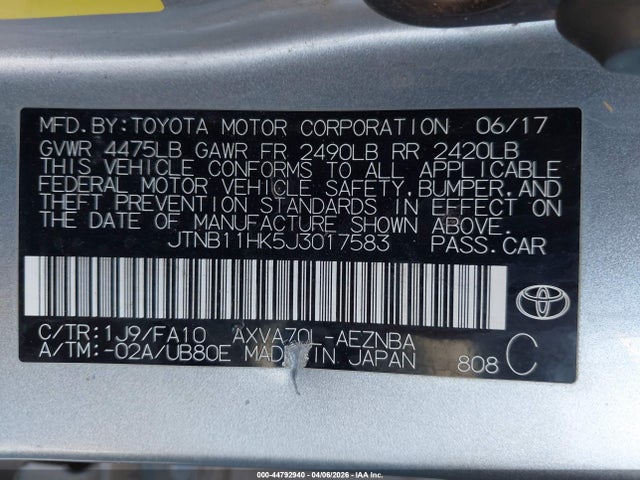 TOYOTA CAMRY - 9