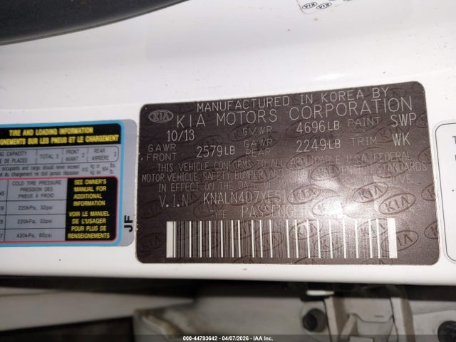 KIA CADENZA LIMITED - 9