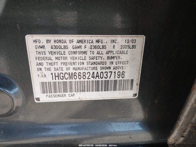 HONDA ACCORD 3.0 EX - 9