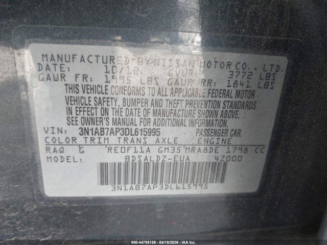 صورة 9 لـ 2013 Nissan SENTRA SV