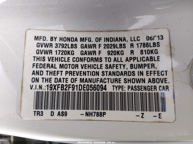 HONDA CIVIC EX-L - 9