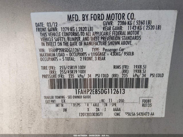 FORD TAURUS SEL - 9