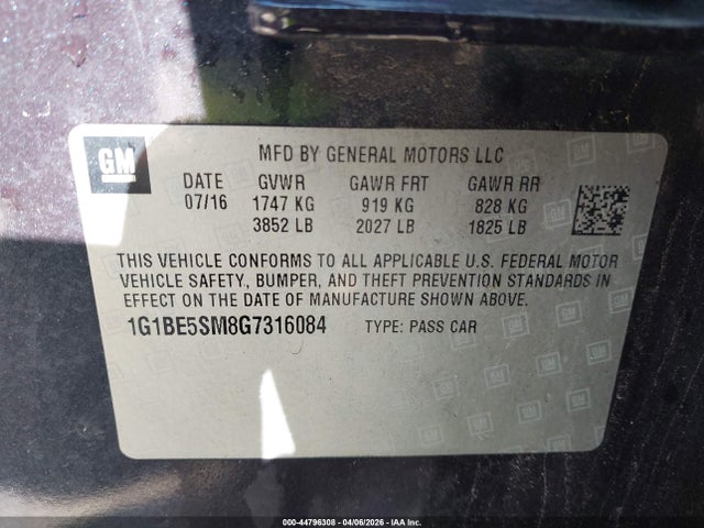 CHEVROLET CRUZE LT AUTO - 9