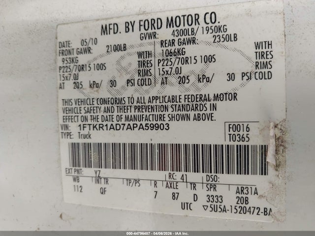 FORD RANGER XL/XLT - 9