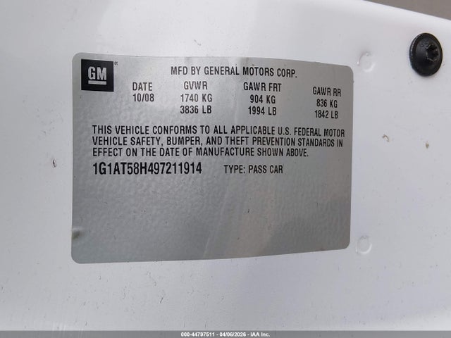 CHEVROLET COBALT LT - 9