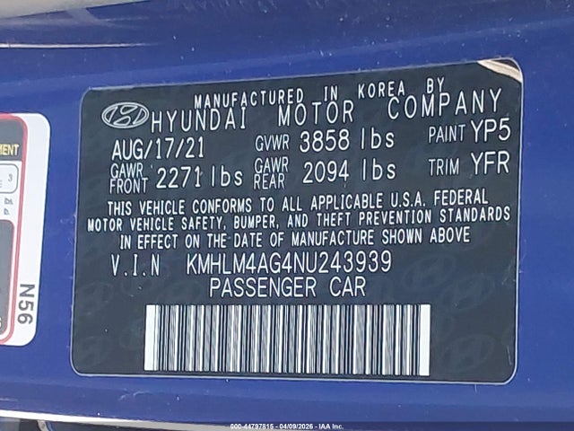 HYUNDAI ELANTRA SEL - 9