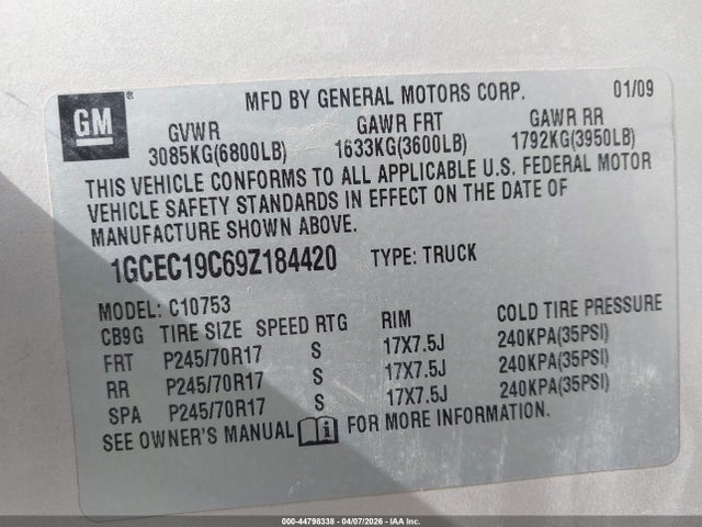 CHEVROLET SILVERADO 1500 LS - 9