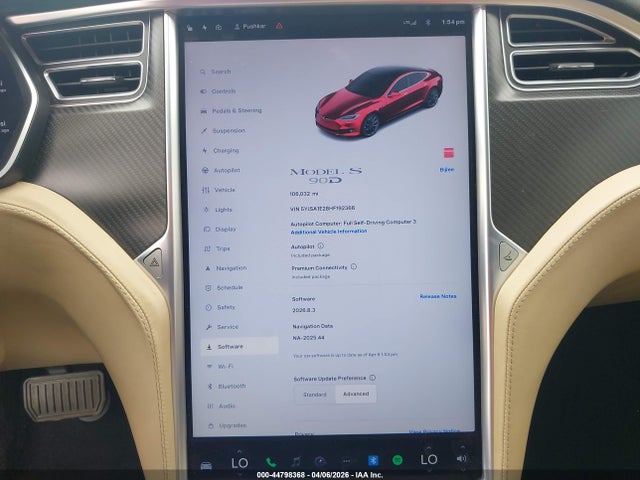 2017 Tesla MODEL S 100D/60D/75D/90D/P100D — миниатюра 18