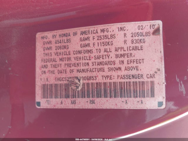 HONDA ACCORD 3.5 EX-L - 9