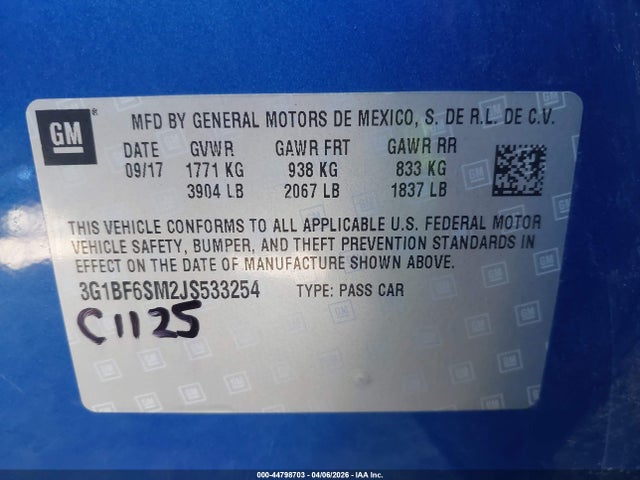 CHEVROLET CRUZE PREMIER AUTO - 9