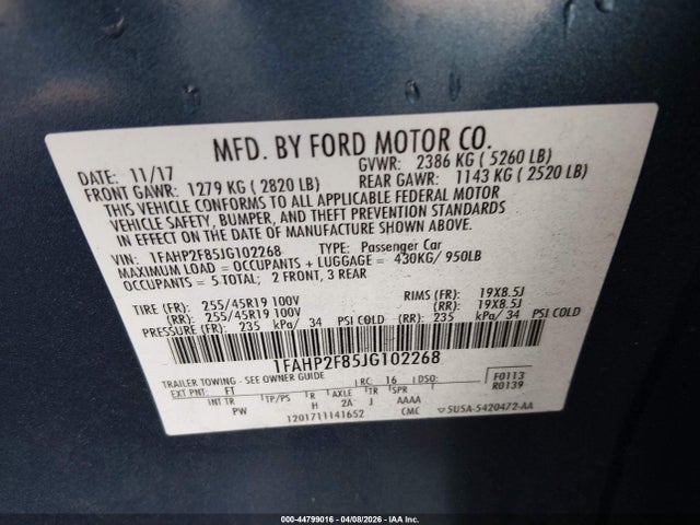 FORD TAURUS LIMITED - 9
