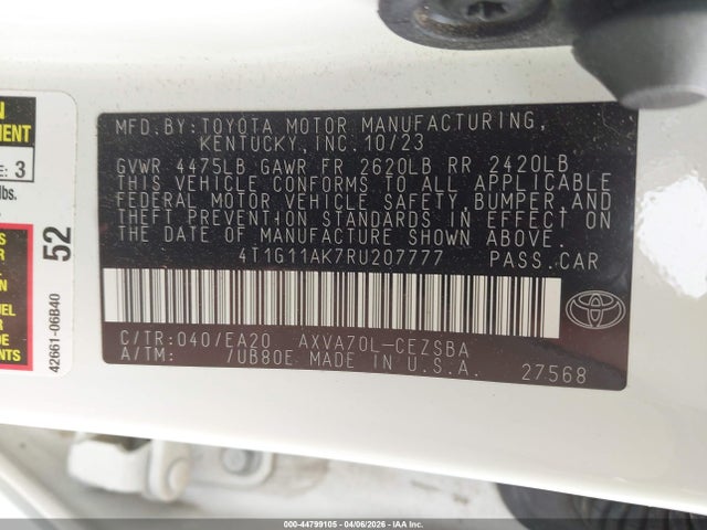 2024 TOYOTA CAMRY SE 10