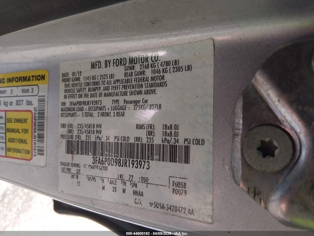FORD FUSION TITANIUM - 9