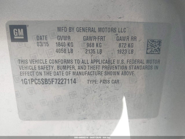 CHEVROLET CRUZE 1LT AUTO - 9