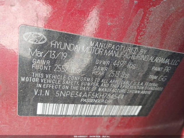 HYUNDAI SONATA SEL - 9