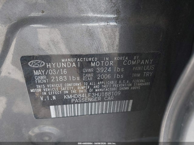 HYUNDAI ELANTRA LIMITED - 9