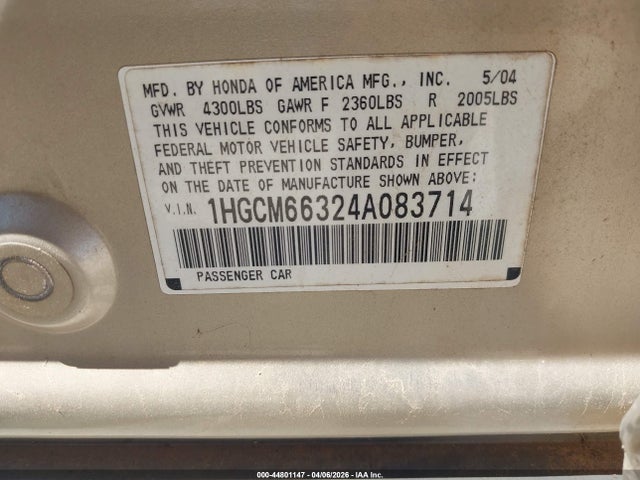 HONDA ACCORD 3.0 LX - 9