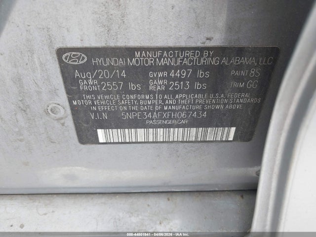 HYUNDAI SONATA LIMITED - 9