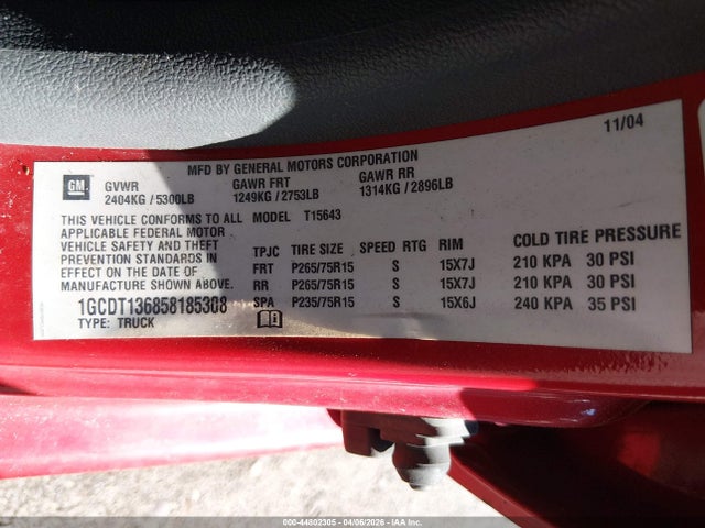 CHEVROLET COLORADO LS - 9