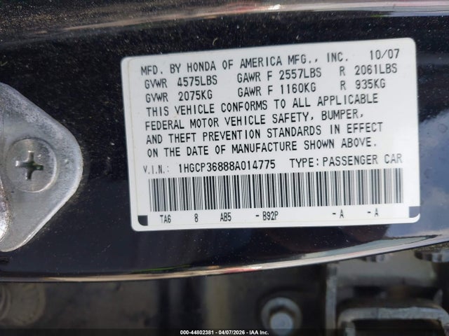 HONDA ACCORD 3.5 EX-L - 9