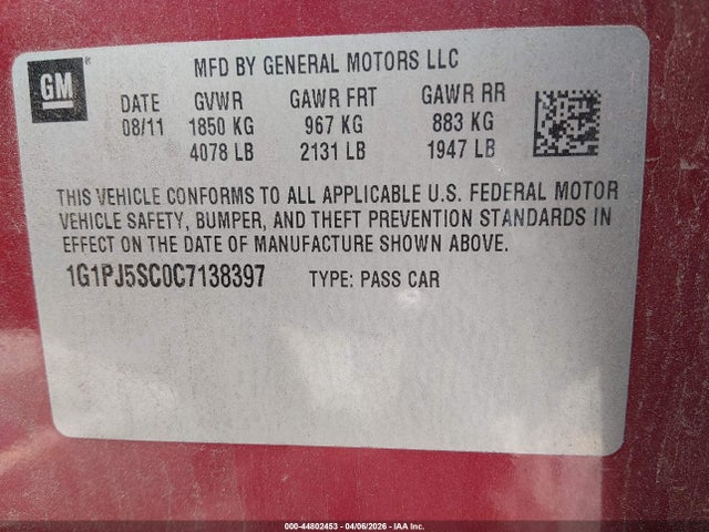 CHEVROLET CRUZE ECO - 9