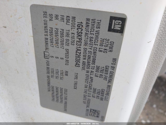 CHEVROLET SILVERADO 1500 WORK TRUCK - 9