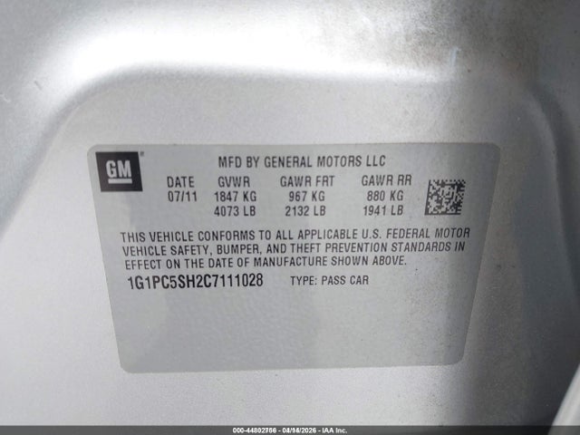 CHEVROLET CRUZE LS - 9