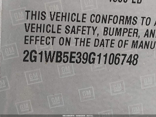 CHEVROLET IMPALA LIMITED LT - 9