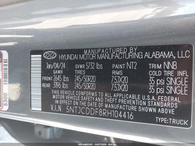 HYUNDAI SANTA CRUZ NIGHT - 9