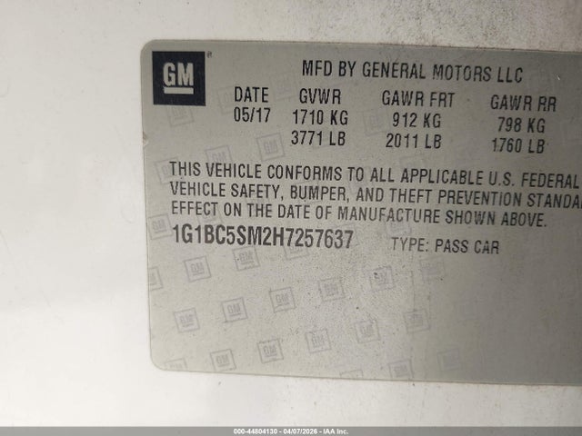 CHEVROLET CRUZE LS AUTO - 9