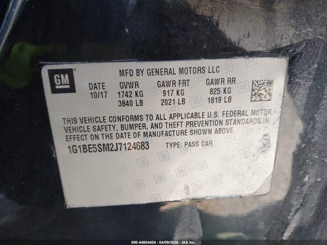 CHEVROLET CRUZE LT AUTO - 9