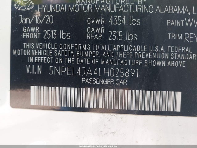 HYUNDAI SONATA SEL - 9