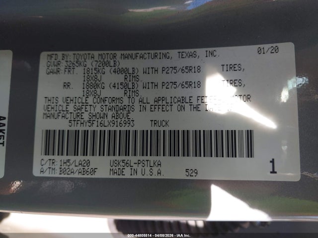 TOYOTA TUNDRA - 9