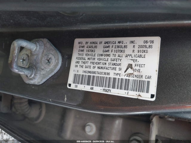 HONDA ACCORD 3.0 EX - 9