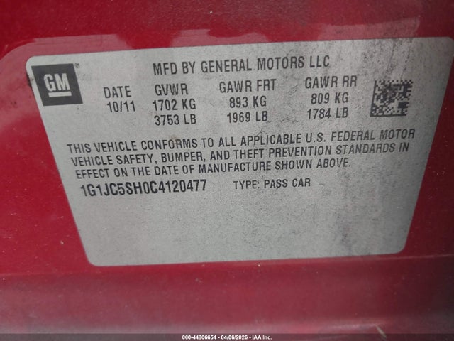 CHEVROLET SONIC 2LT - 9