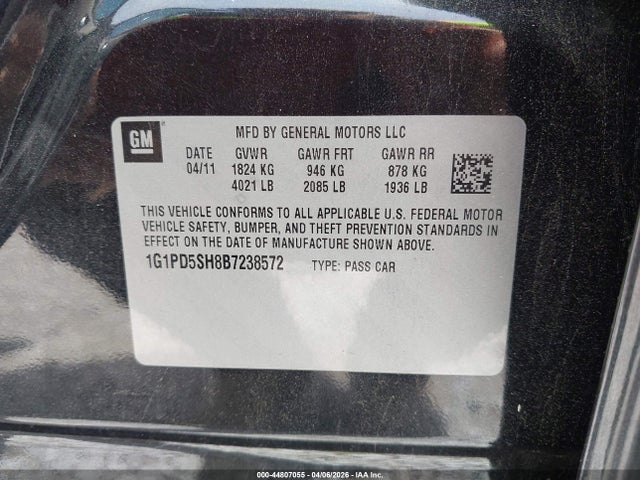 CHEVROLET CRUZE LS - 9