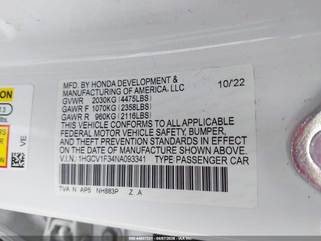 HONDA ACCORD SPORT - 9