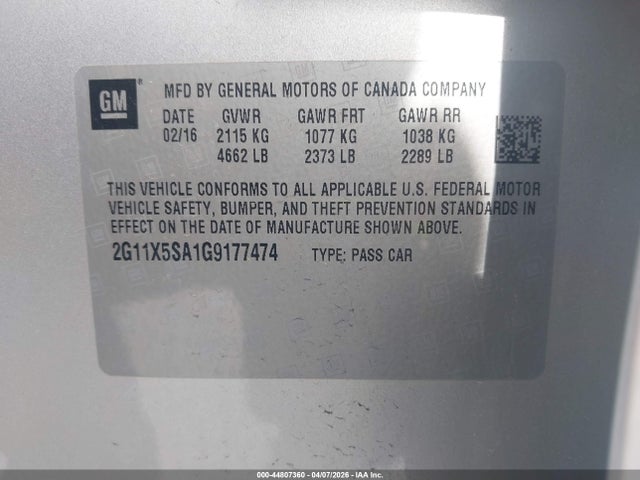 CHEVROLET IMPALA 1FL - 9