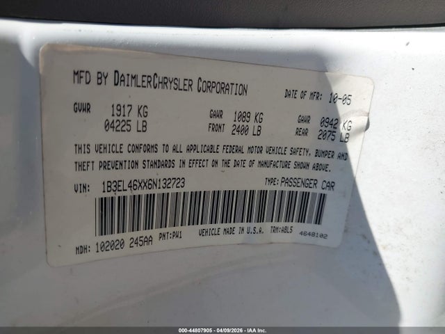 DODGE STRATUS SXT - 9