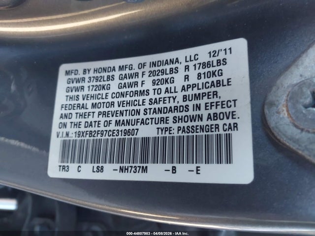 HONDA CIVIC EX-L - 9