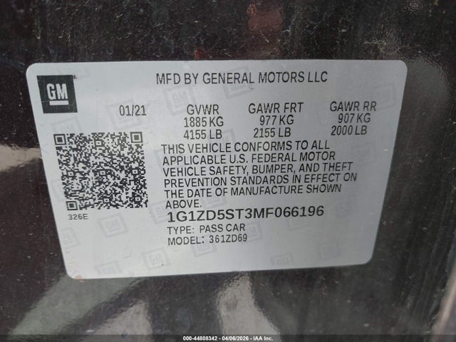 CHEVROLET MALIBU FWD LT - 9