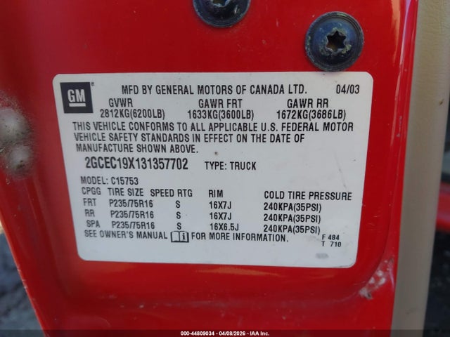 CHEVROLET SILVERADO 1500 LS - 9