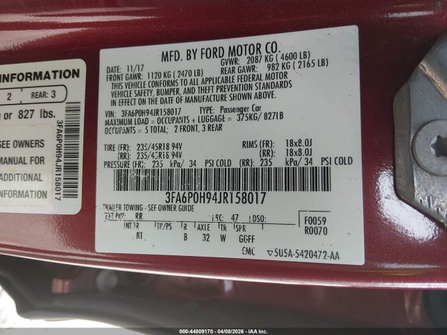 FORD FUSION SE - 9