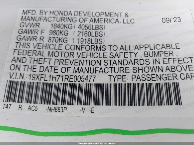 HONDA CIVIC EX-L - 9