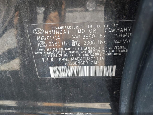 HYUNDAI ELANTRA SE - 9