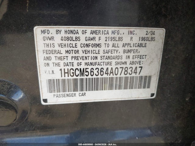 HONDA ACCORD 2.4 LX - 9