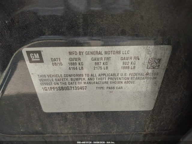 CHEVROLET CRUZE LIMITED 2LT AUTO - 9