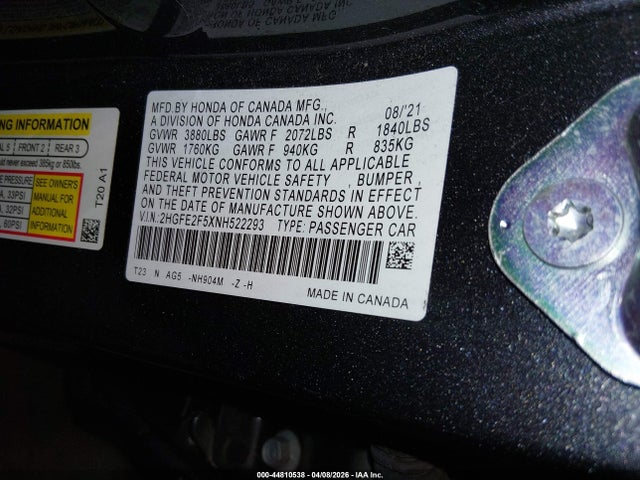 HONDA CIVIC SPORT - 9