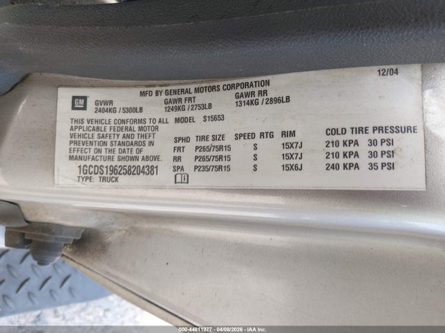 CHEVROLET COLORADO LS - 9