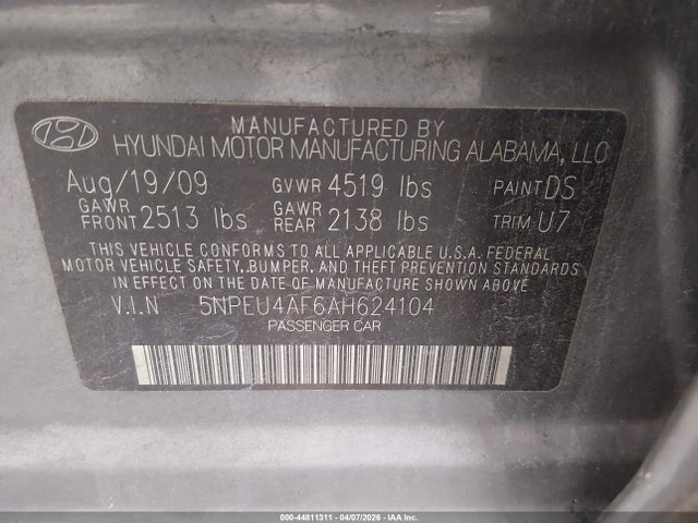 HYUNDAI SONATA LIMITED V6 - 9